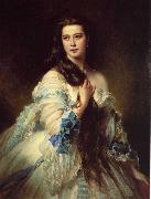 Franz Xaver Winterhalter Madame Barbe de Rimsky-Korsakov oil on canvas